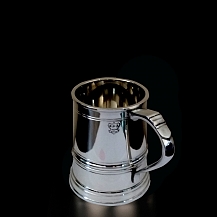 Caneca de Estanho Tradicional Inglesa 300 ml Polida da CSA Estanho
