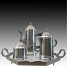 Conjunto de Café Farol - Estanho