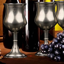 Taças Vitorianas de Estanho para Vinho Tinto/CSA Estanho