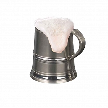 Caneca de Estanho Tradicional Inglesa com espuma da CSA Estanho